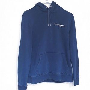 Abercrombie and fitch navy blue hoodie.